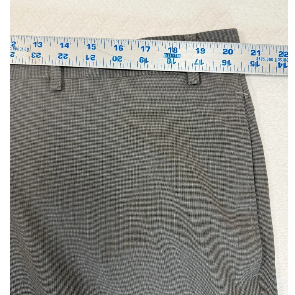 Lauren Ralph Lauren Dress Pants Men 40W x 32L Grey Flat Front Office EUC